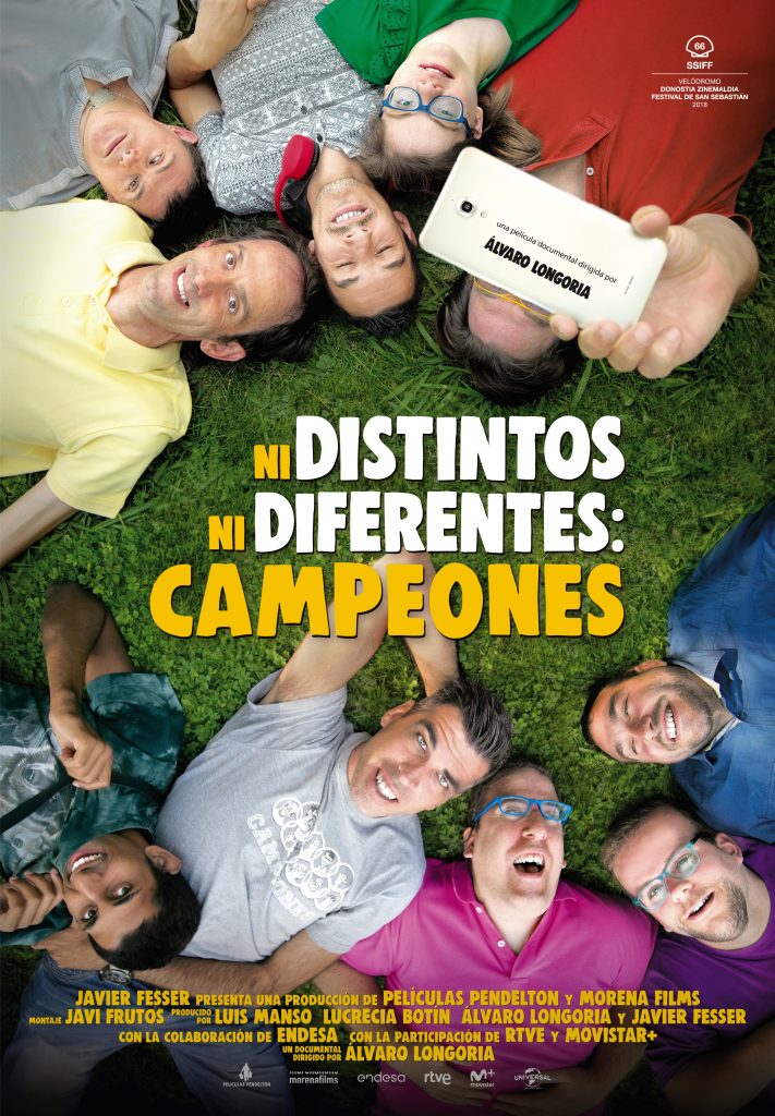 Cartel Ni distintos ni diferentes:Campeones